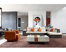 Fabric sofa
