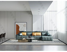 Fabric sofa